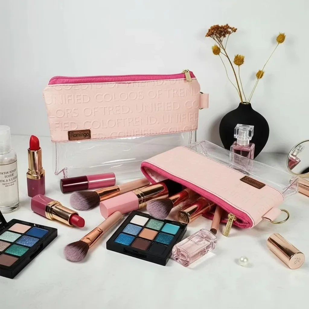 کیف لوازم آرایشی زنانه فلامینگو طرح طلقی بنتون