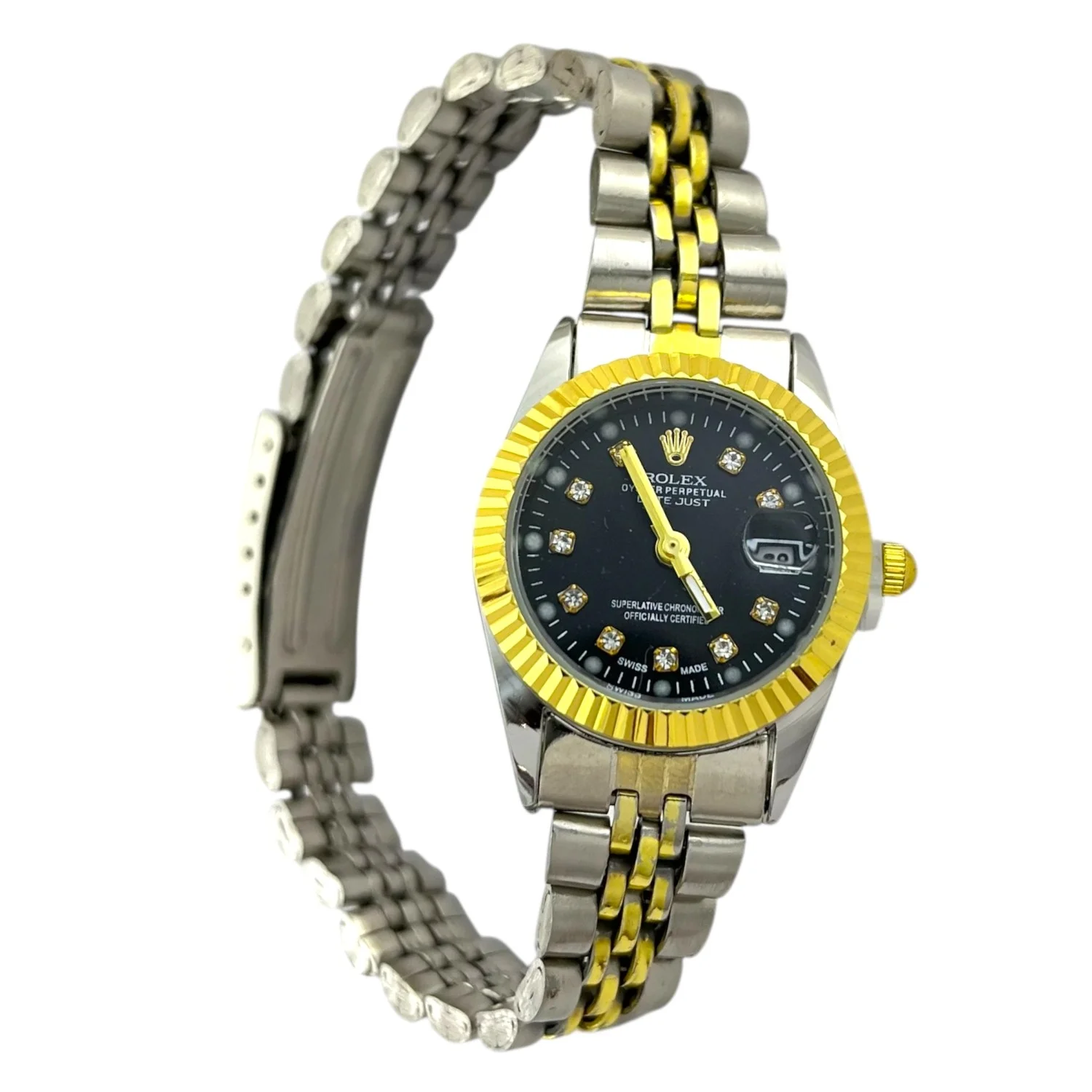 ساعت مچی زنانه با طرح رولکس، ظرافت در دستان شما