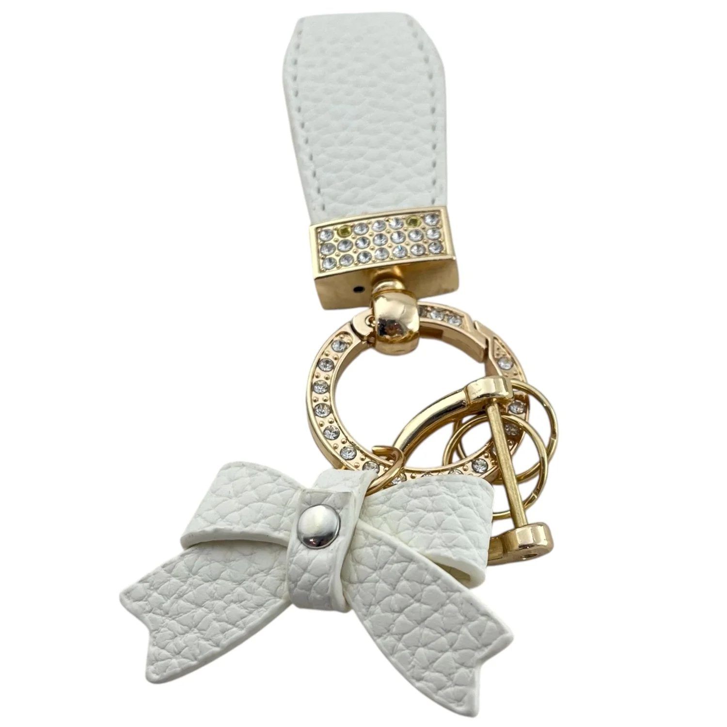 آویز کیف طرح پاپیون نگین دار شیک و جذاب