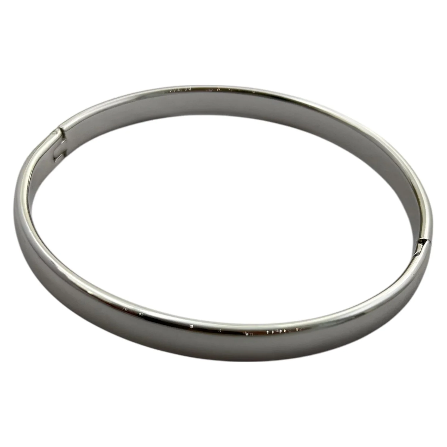 دستبند زنانه بنگل با طراحی آینه ای شیک و مدرن