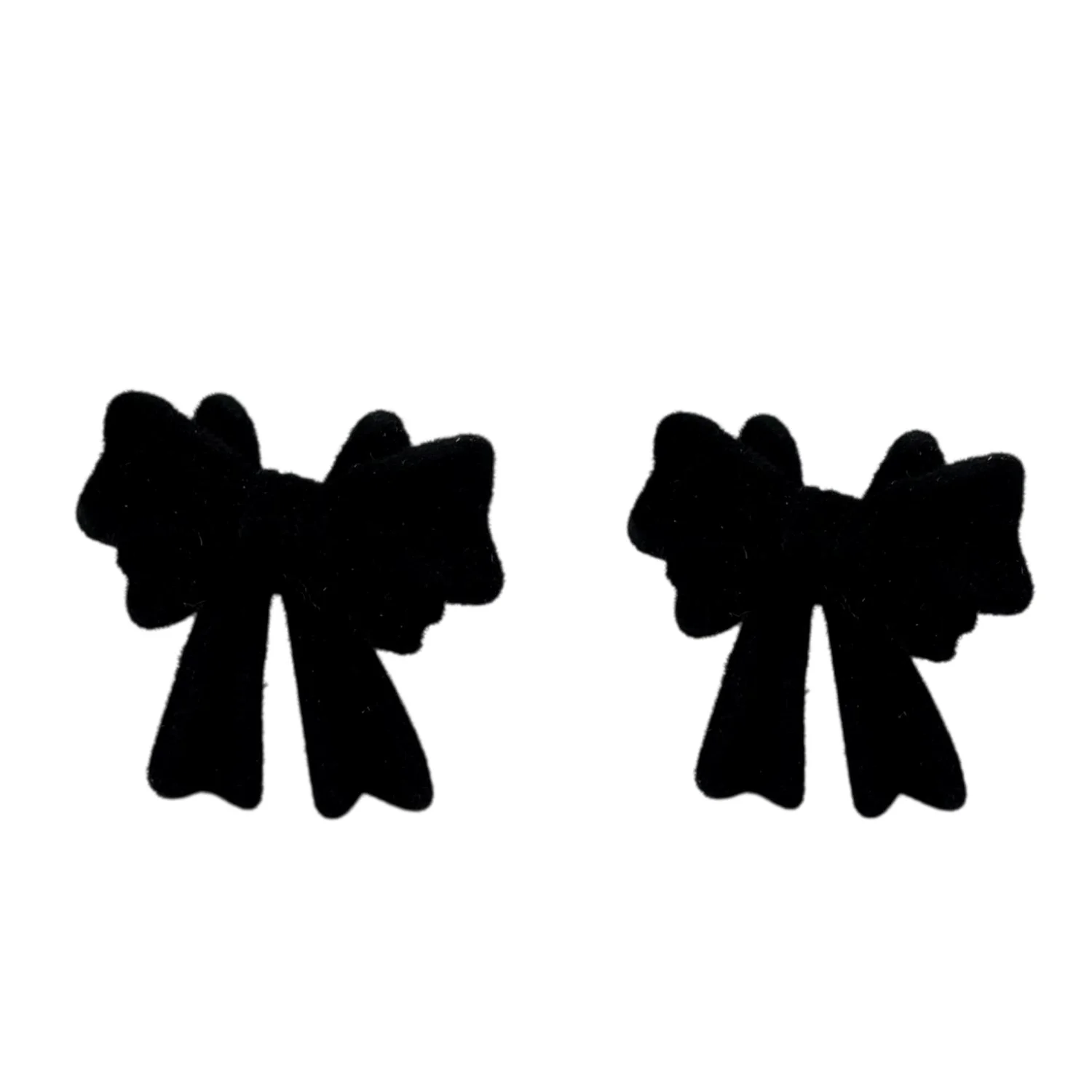 گوشواره زنانه پاپیونی مخملی، شیک و خاص 