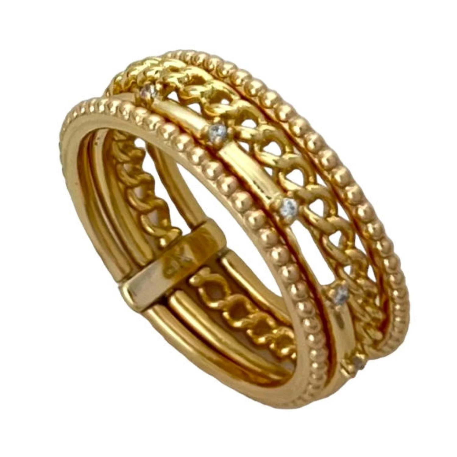 انگشتر زنانه طرح بافت ژوپینگ، زیبایی در دستان شما