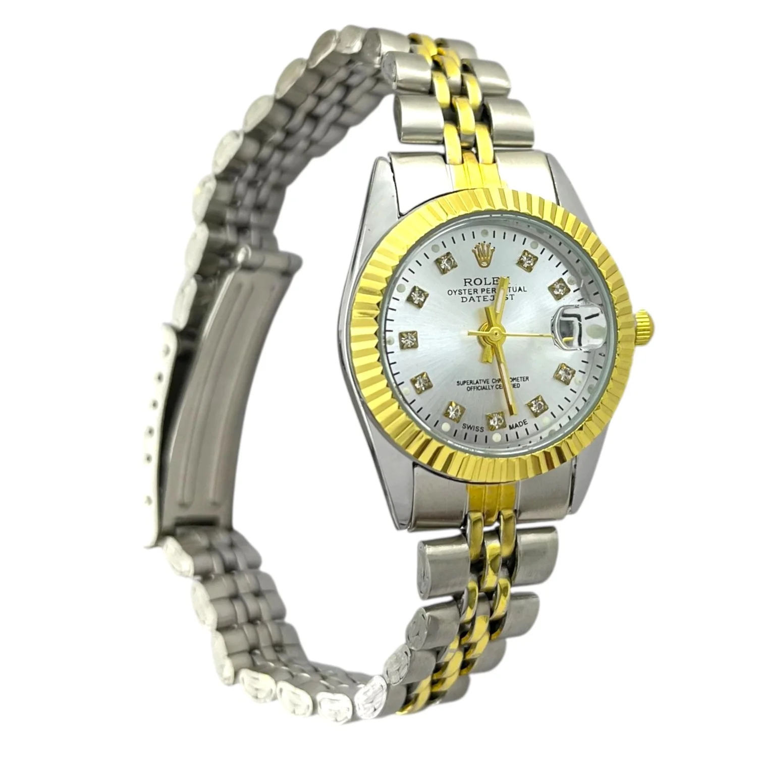 ساعت مچی زنانه با طرح رولکس، انتخابی شیک و خاص 