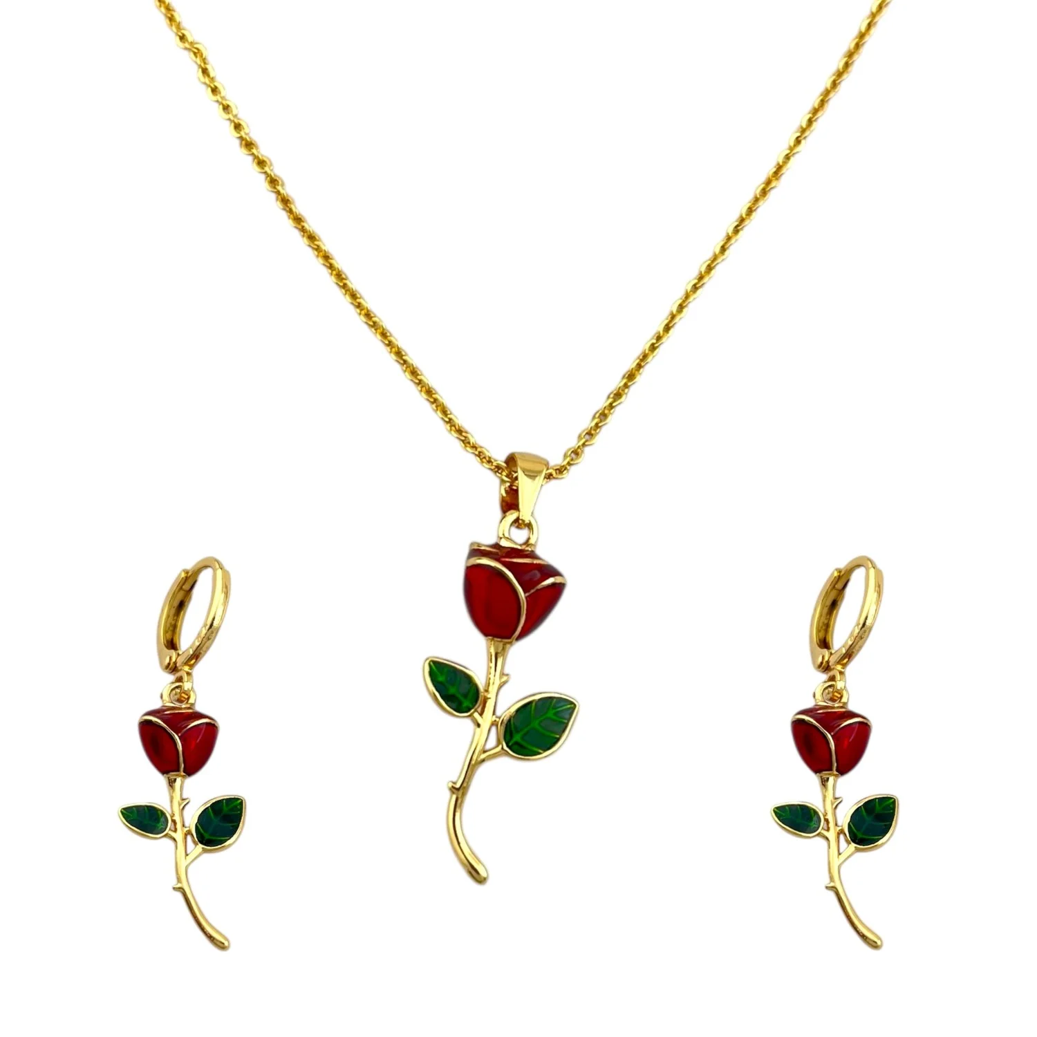 نیم ست زنانه شیک با طرح گل رز، هدیه‌ای بی‌نظیر!