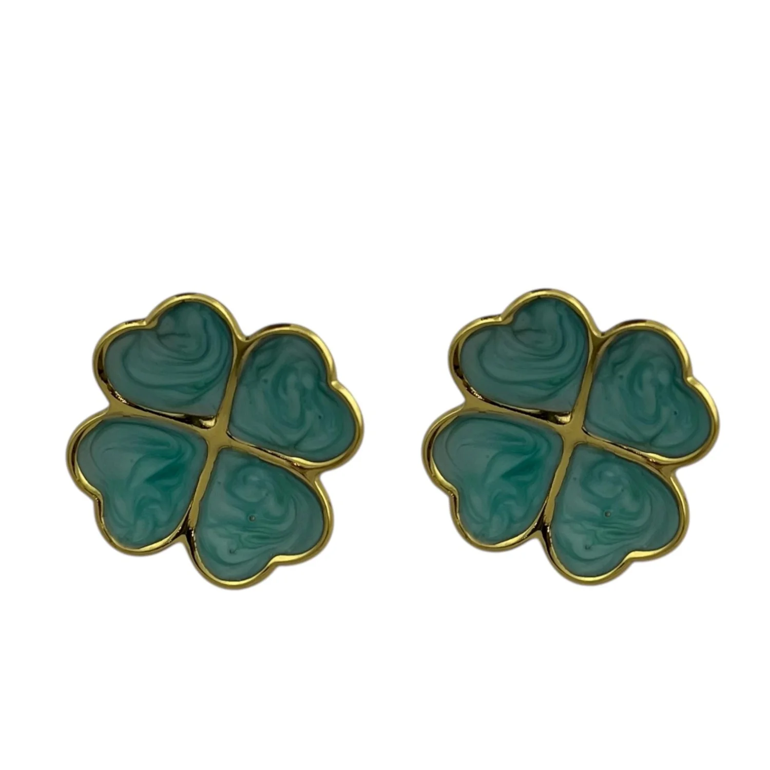 گوشواره زنانه طرح گل میناکاری شده، انتخابی شیک و خاص