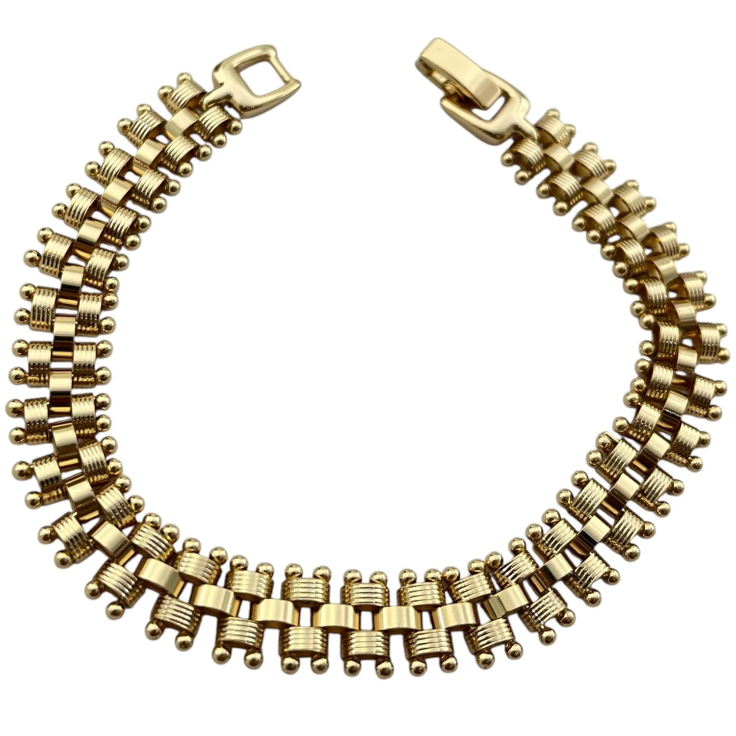 دستبند زنانه طرح رولکس با روکش طلایی ژوپینگ