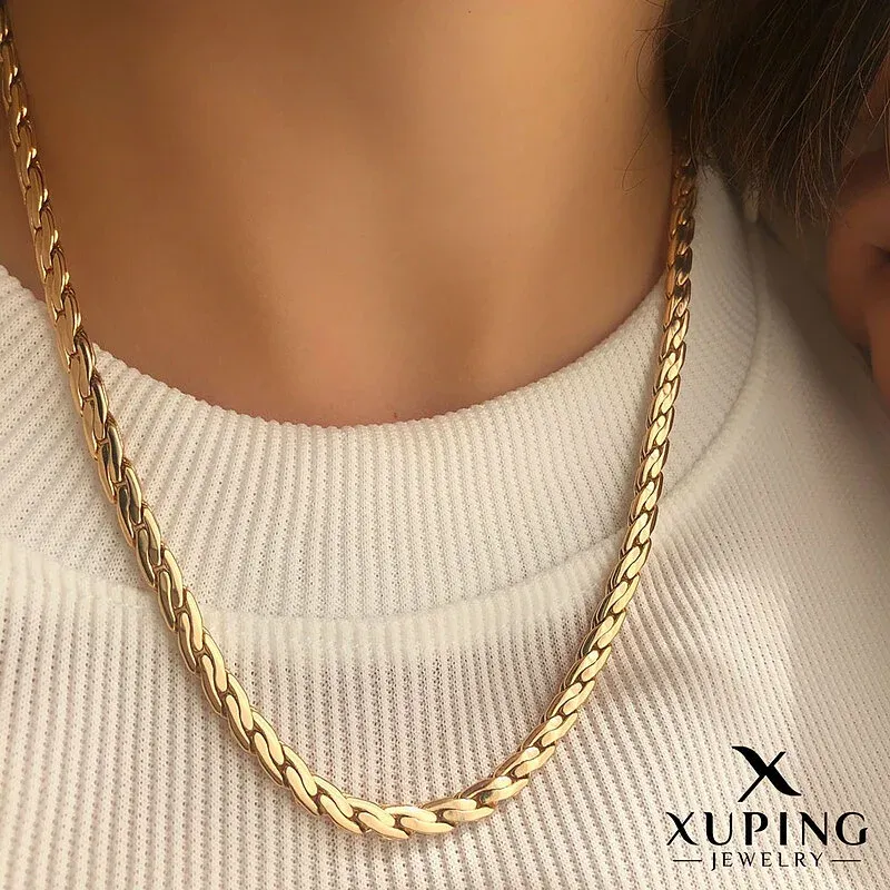 زنجیر کارتیر کوبیده با روکش طلایی ژوپینگ، درخشش بینظیر