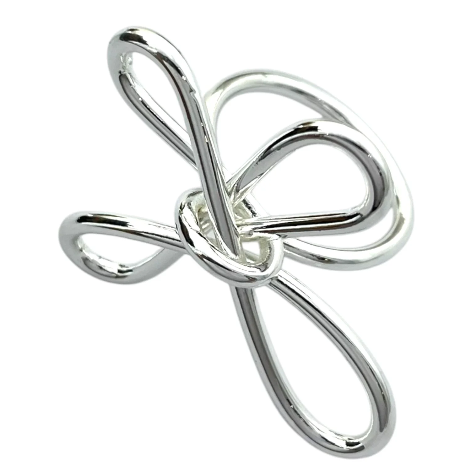 انگشتر زنانه مینیمال با طرح گره ای زیبا و خاص