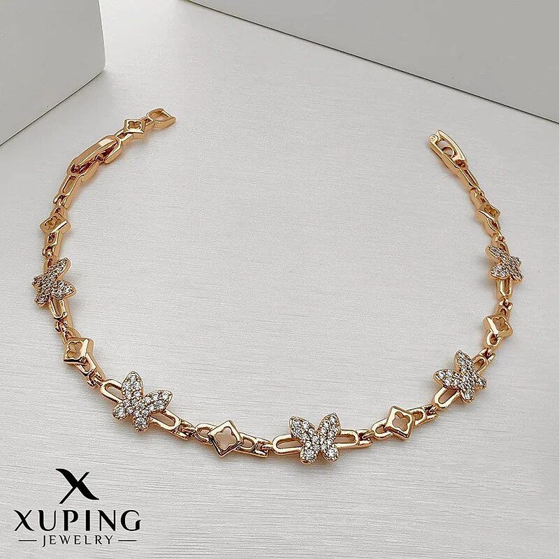 دستبند ظریف پروانه نگیندار ژوپینگ با طراحی بینظیر