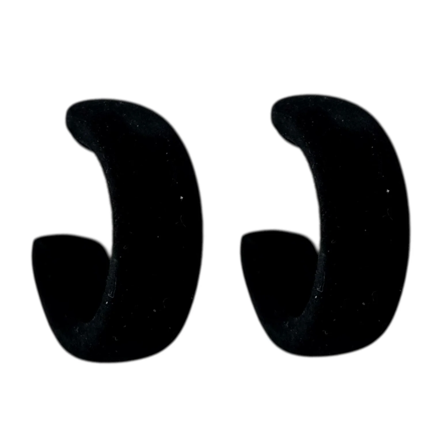 گوشواره زنانه مخملی طرح دایره، انتخابی شیک و خاص 