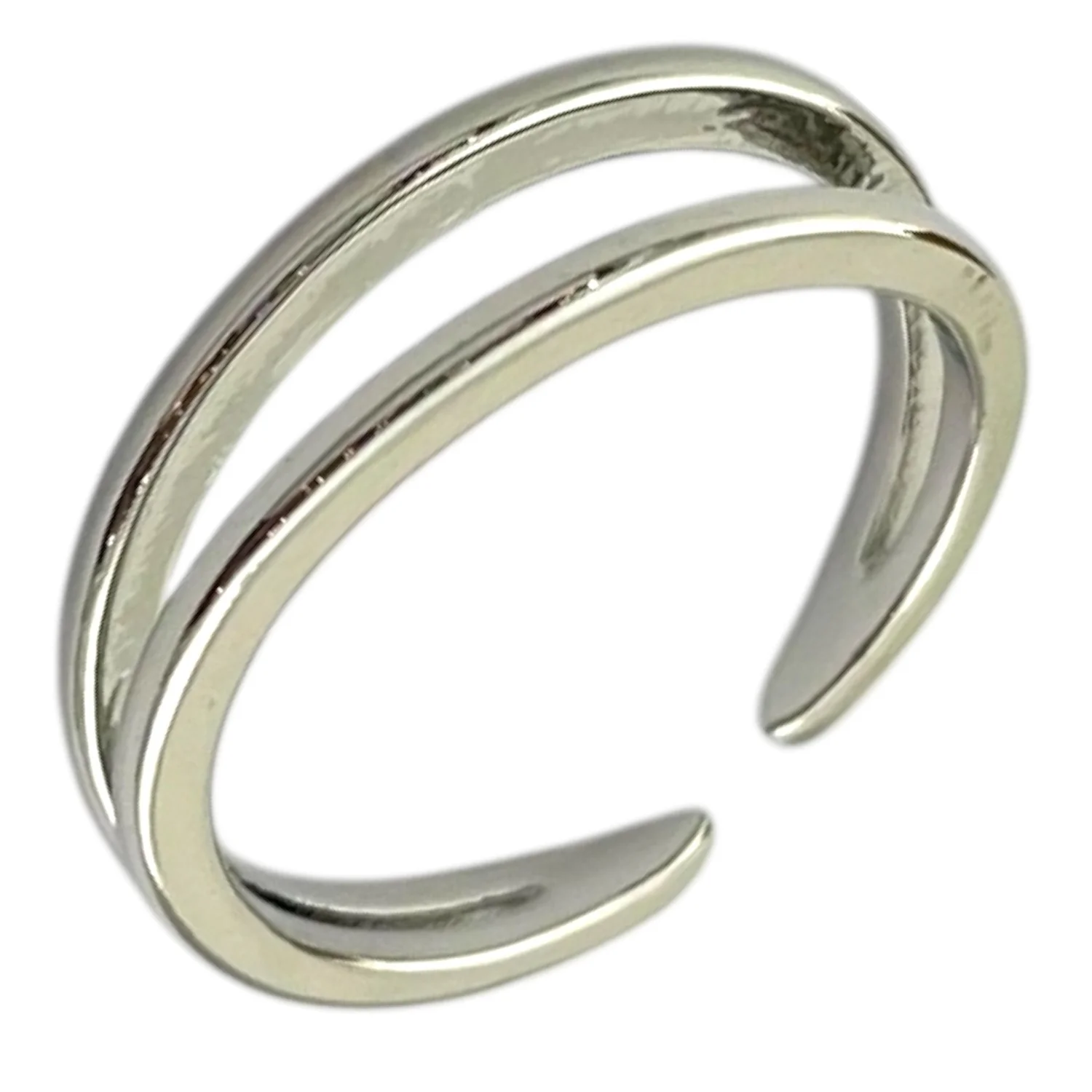 انگشتر زنانه طرح خطی فری سایز