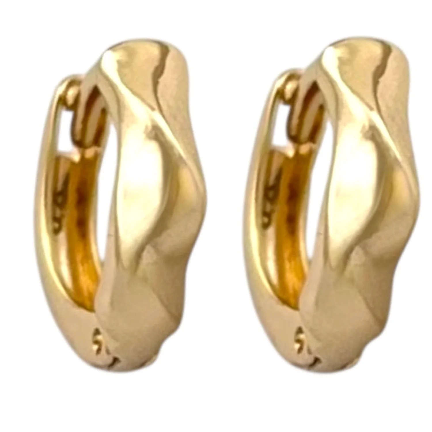 گوشواره زنانه حلقه ای طرح موج ژوپینگ، ظرافت در اوج زیبایی Xuping