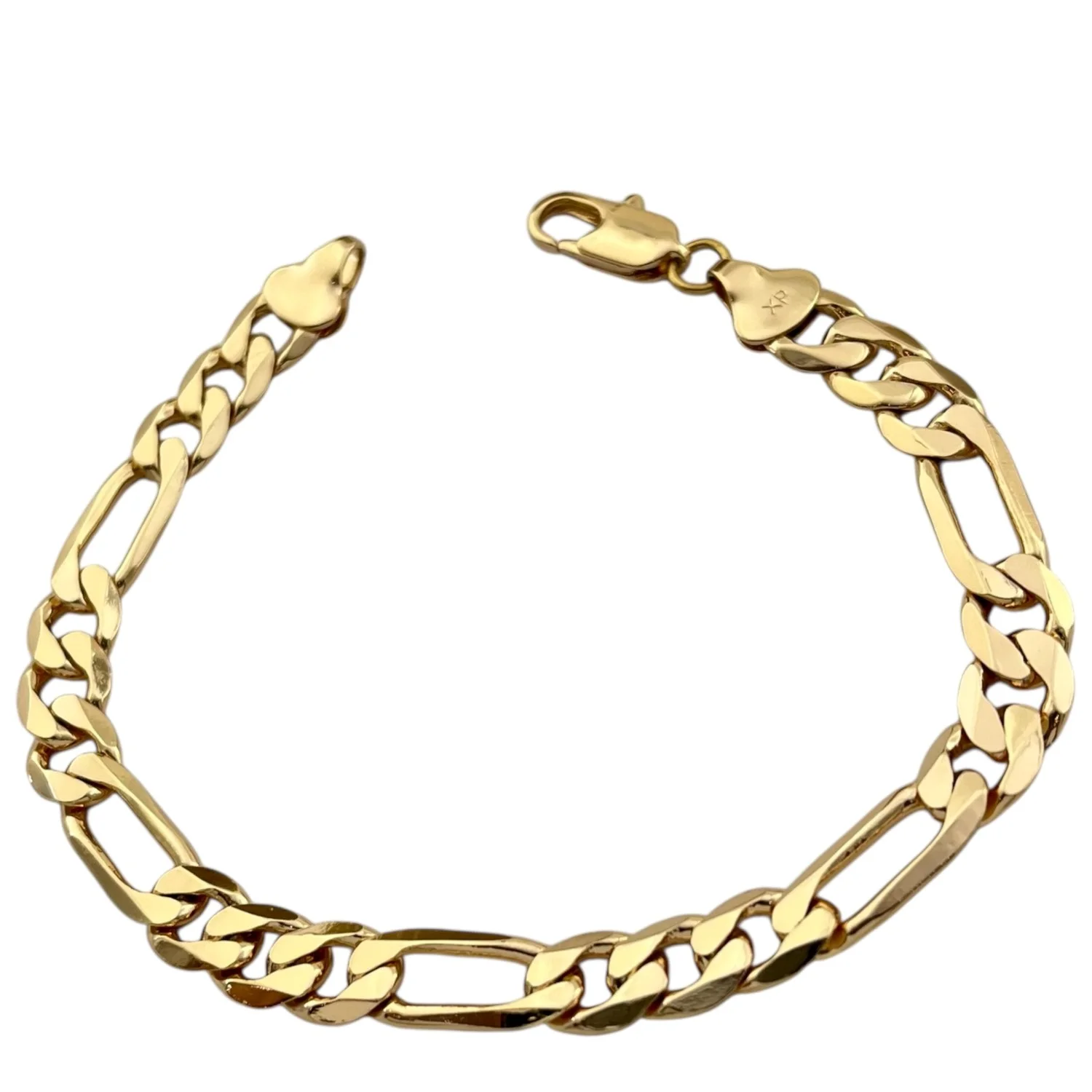 دستبند زنانه با طرح کارتیه و آبکاری طلایی