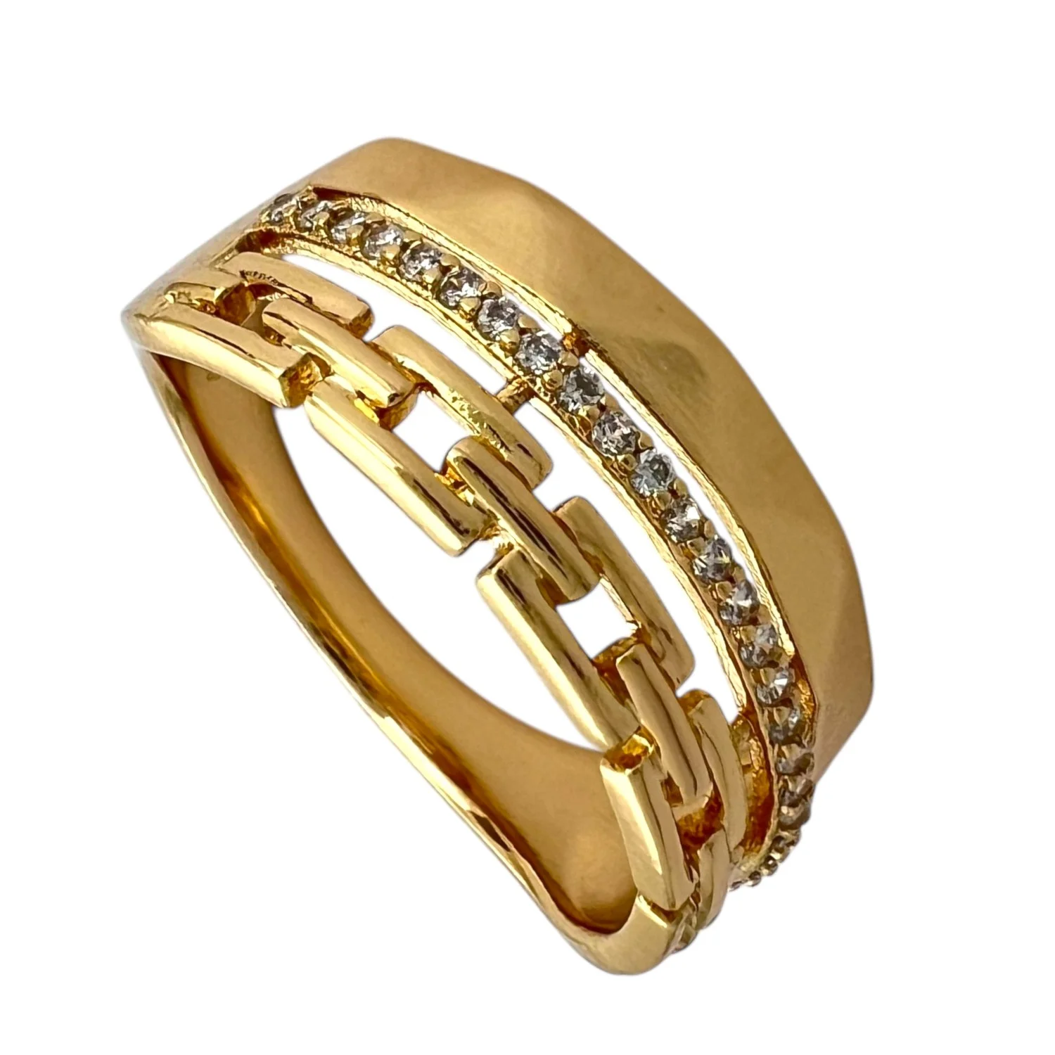 انگشتر زنانه طرح پورتوفینو با نگین های ظریف ژوپینگ