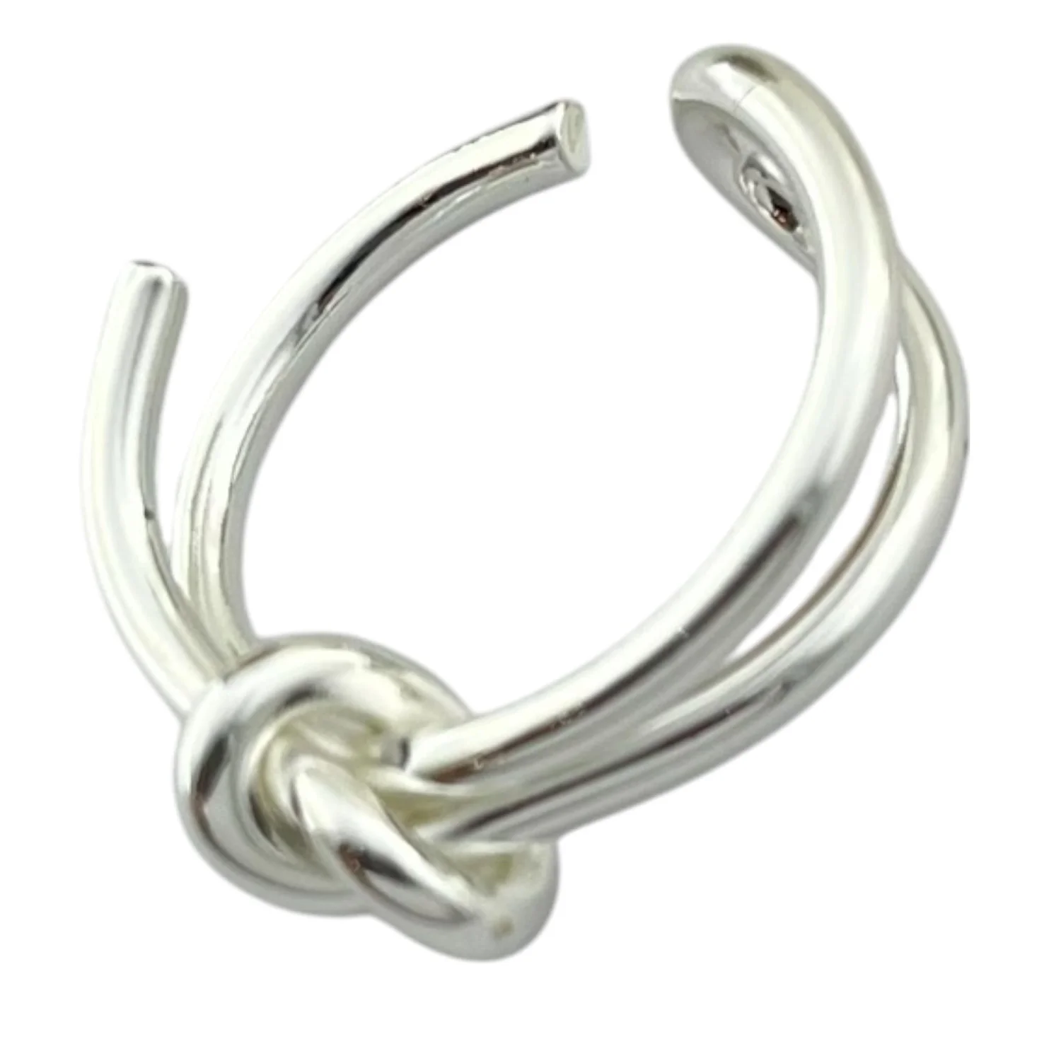 انگشتر زنانه مینیمال با طرح گره ظریف و شیک