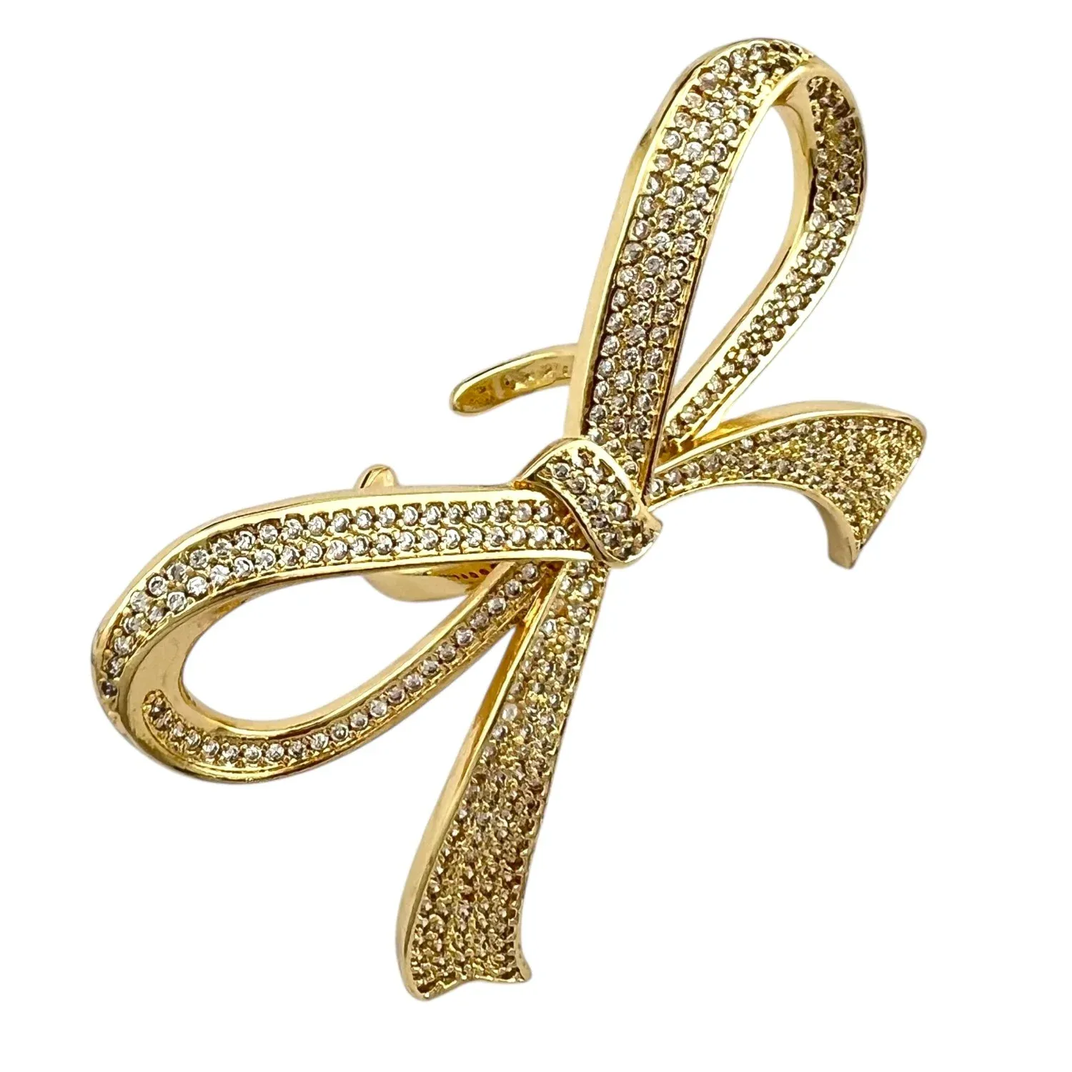 انگشتر زنانه طرح پاپیون نگین دار، ظرافت و درخشش بی نظیر