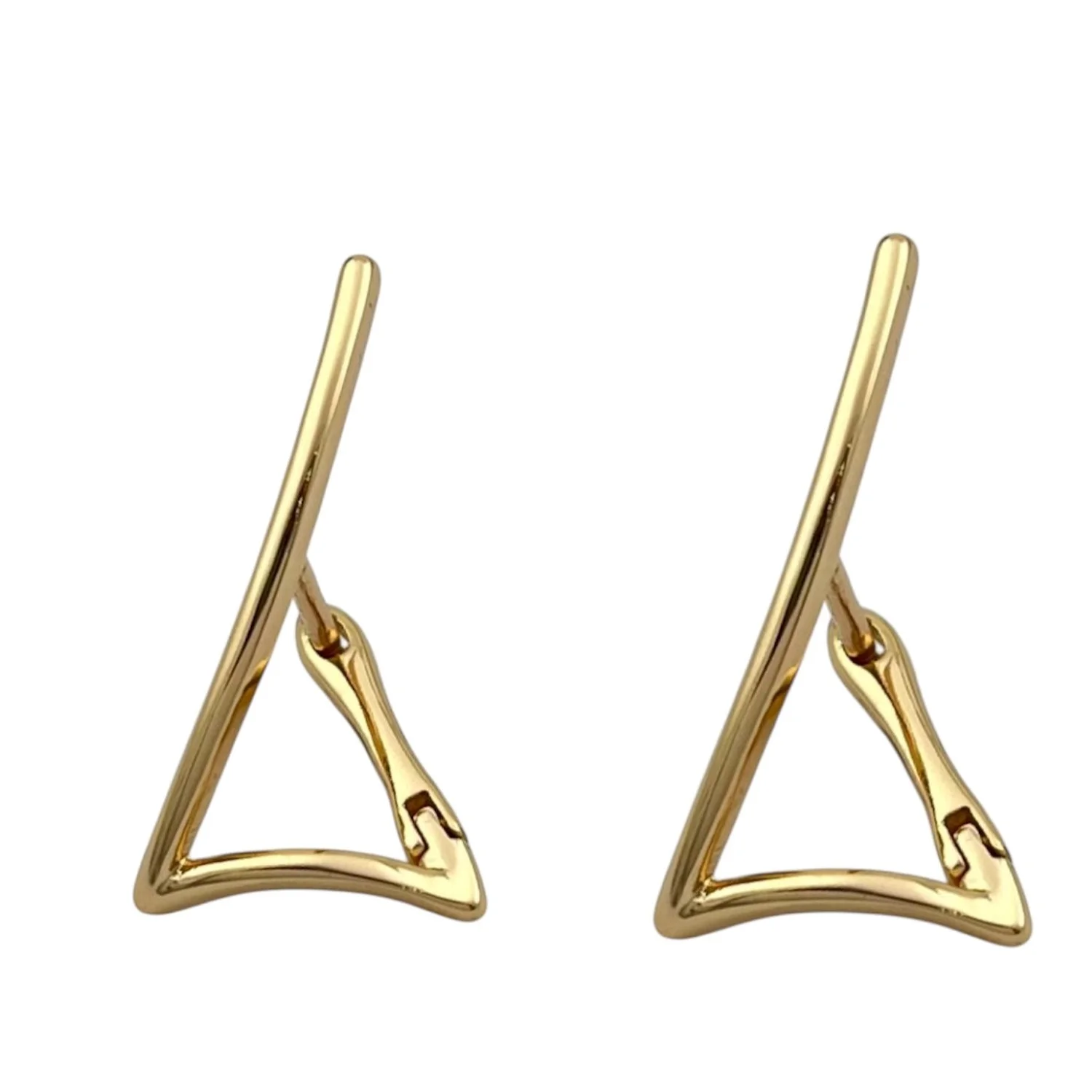 گوشواره مثلثی زنانه ژوپینگ، طراحی مدرن و چشم‌نواز