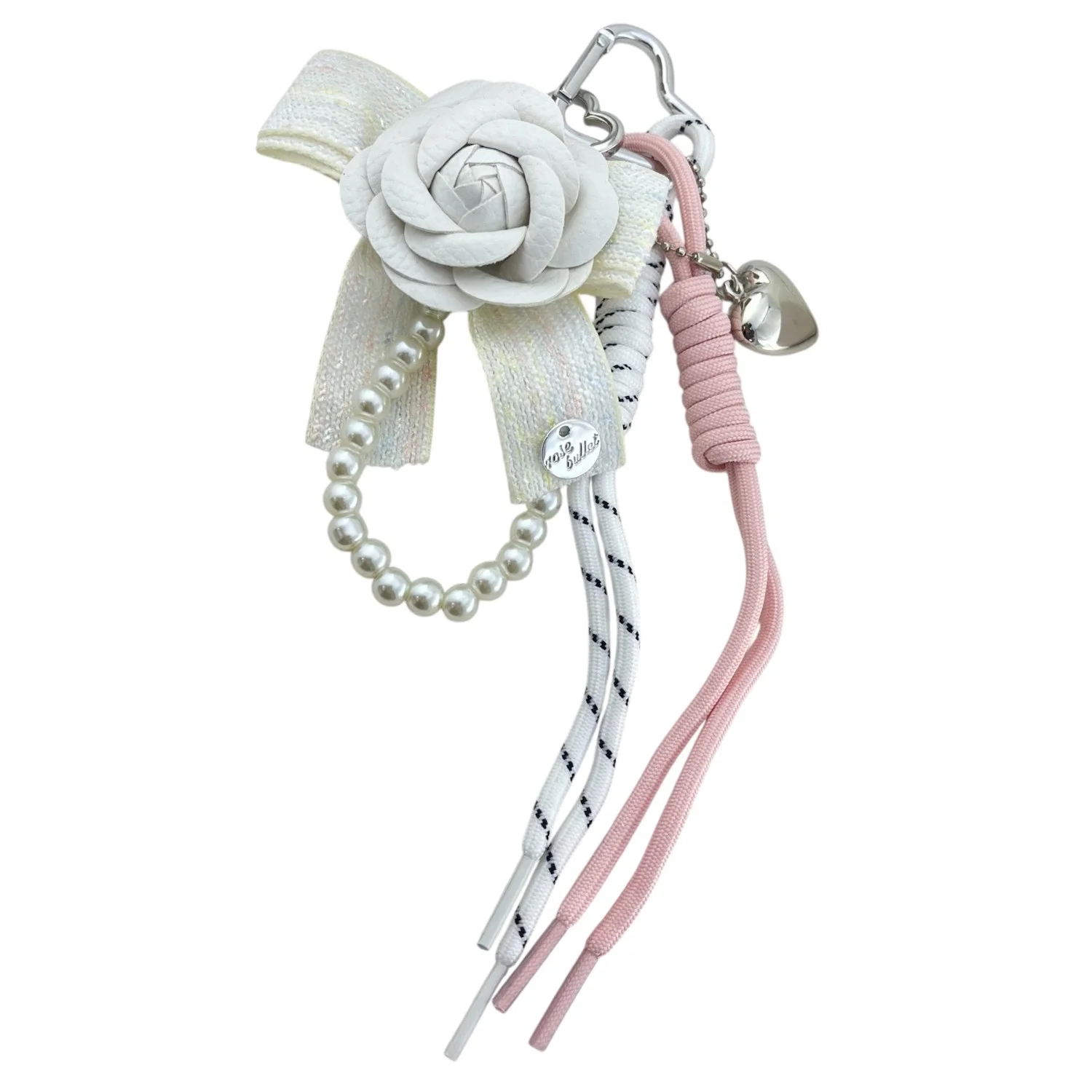 آویز کیف شیک با طرح گل و مروارید - جذاب و خاص