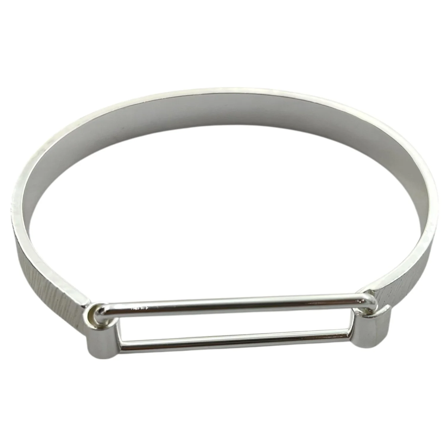 دستبند زنانه بنگل با طرح مدرن مربعی شکل