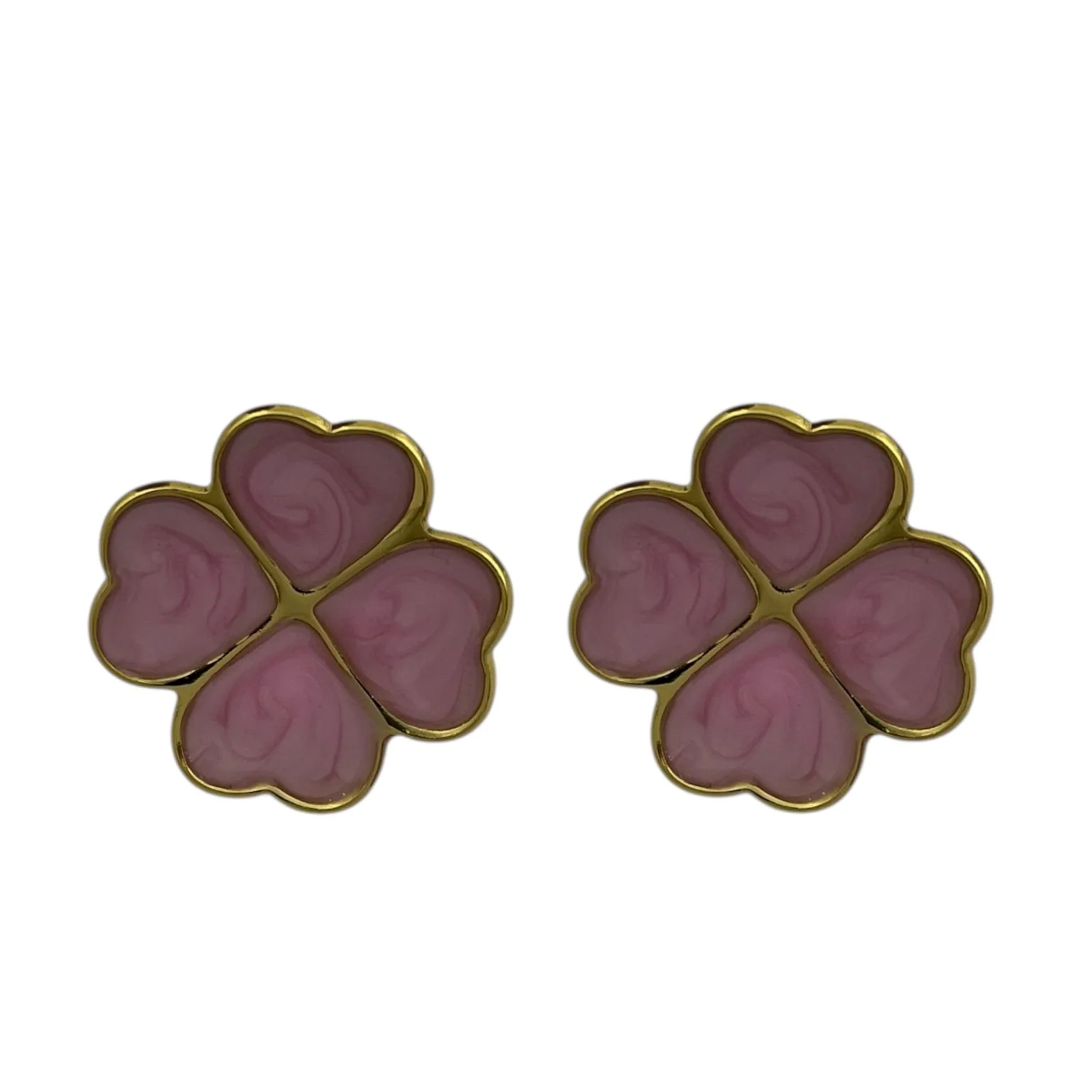 گوشواره زنانه طرح گل میناکاری شده، ظریف و دوستداشتنی