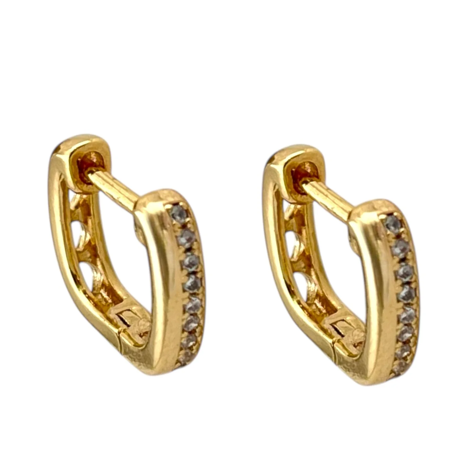 گوشواره زنانه ژوپینگ طرح قلبی، ظریف و جذاب 