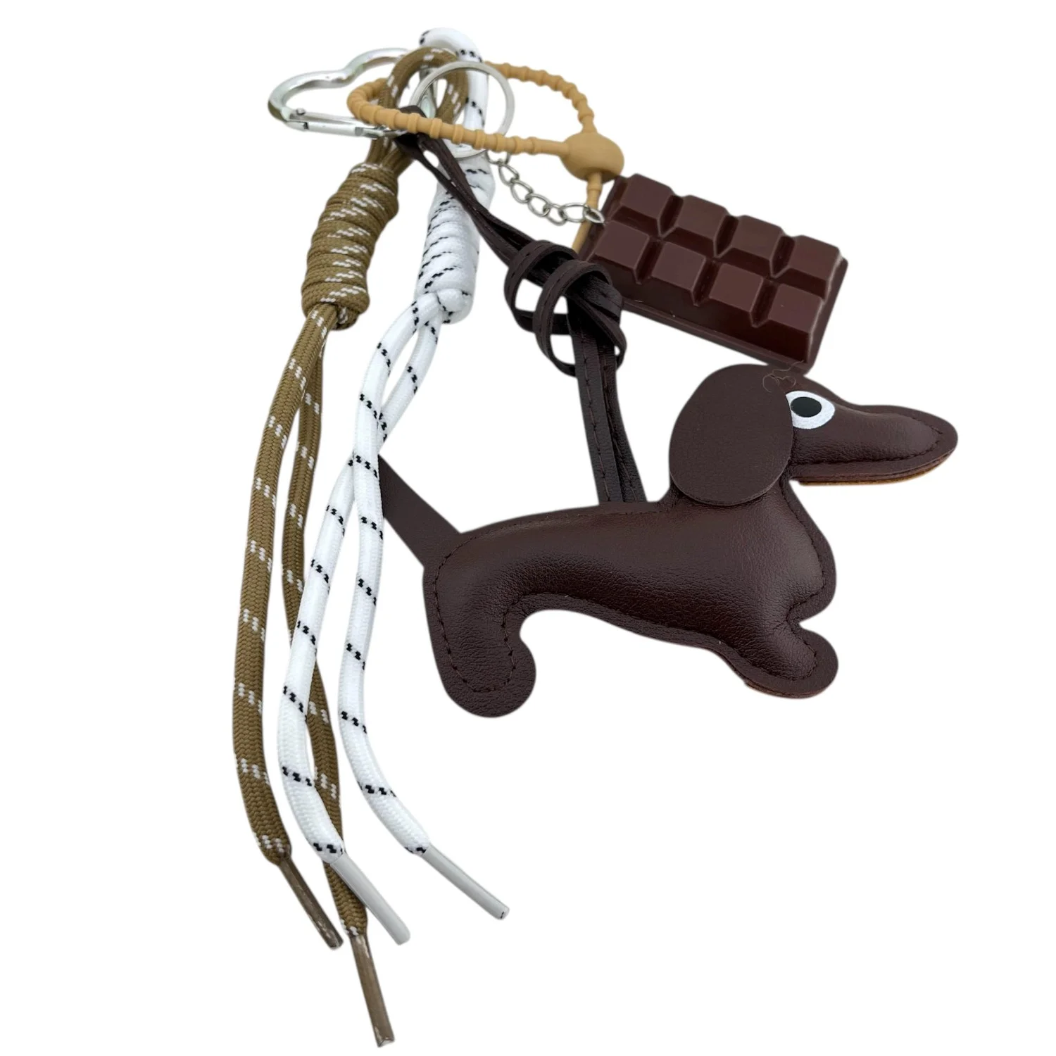 آویز کیف شیک طرح سگ و شکلات، یک انتخاب فانتزی