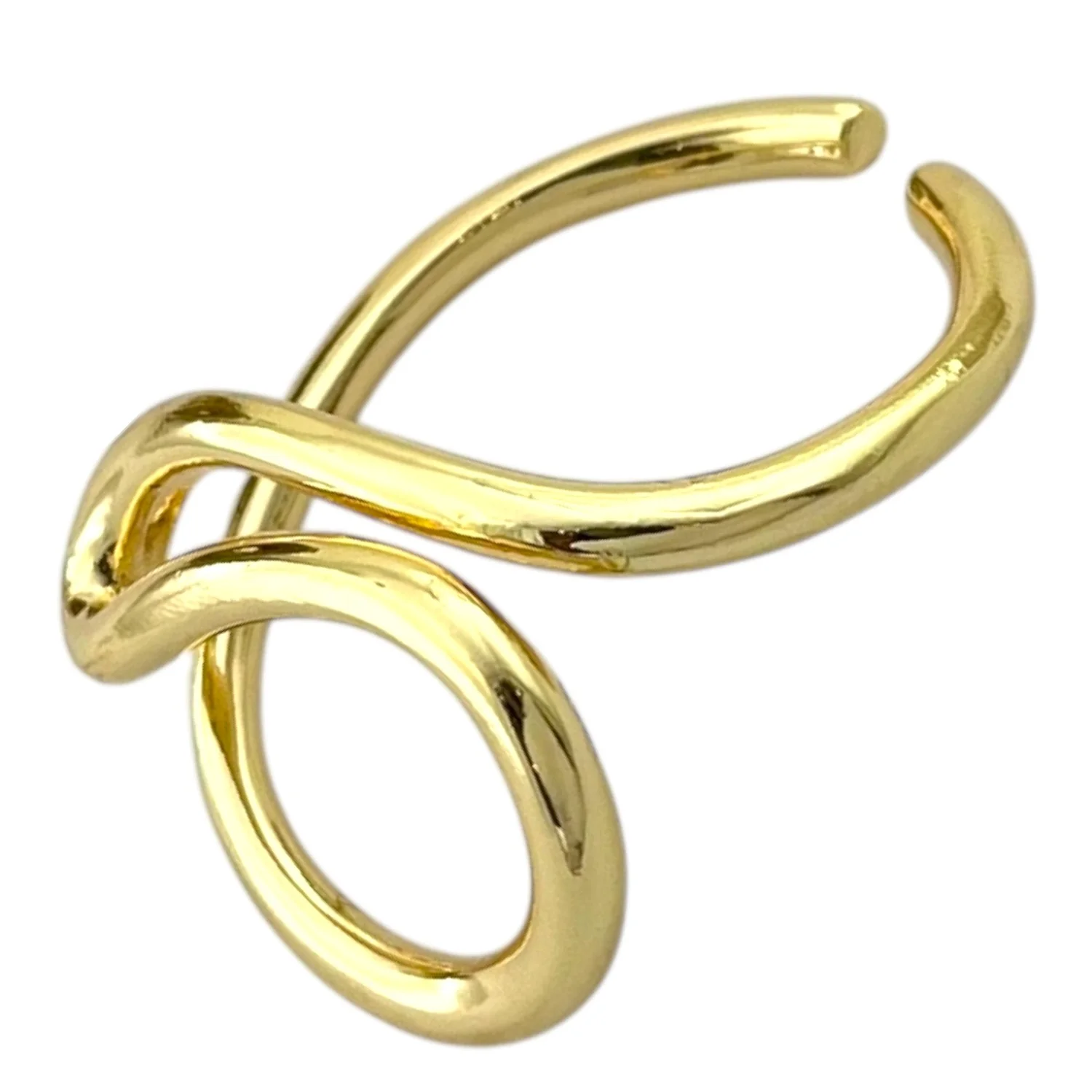 انگشتر زنانه مینیمال با طرح پیچی، زیبایی در عین سادگی