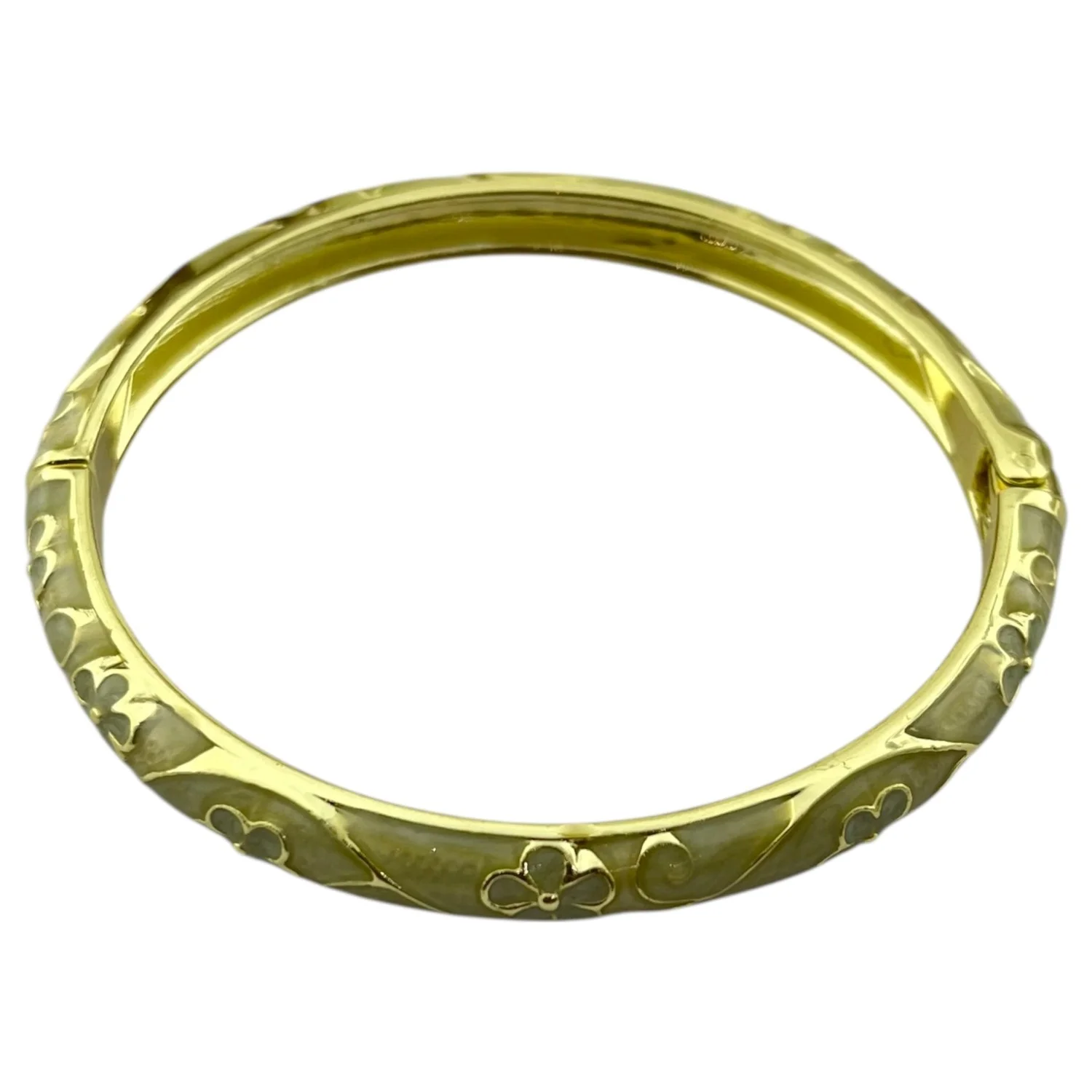 دستبند زنانه بنگل با طرح میناکاری زیبا و چشم نواز