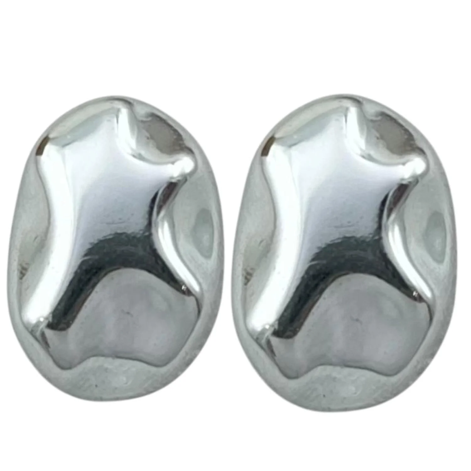 گوشواره زنانه آینه‌ای شیک و مدرن ژوپینگ