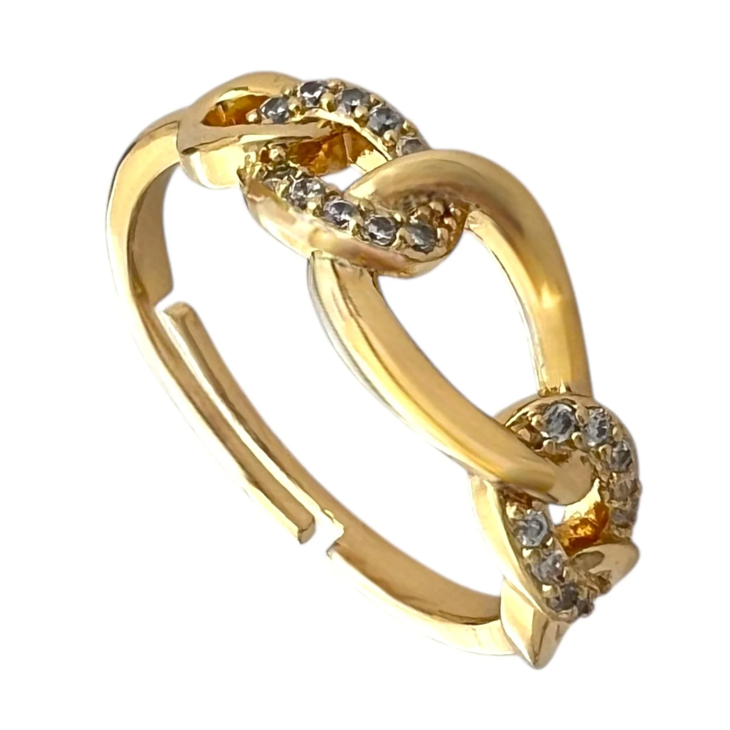 انگشتر زنانه با طرح کارتیه و نگینهای ظریف، یک انتخاب بینظیر