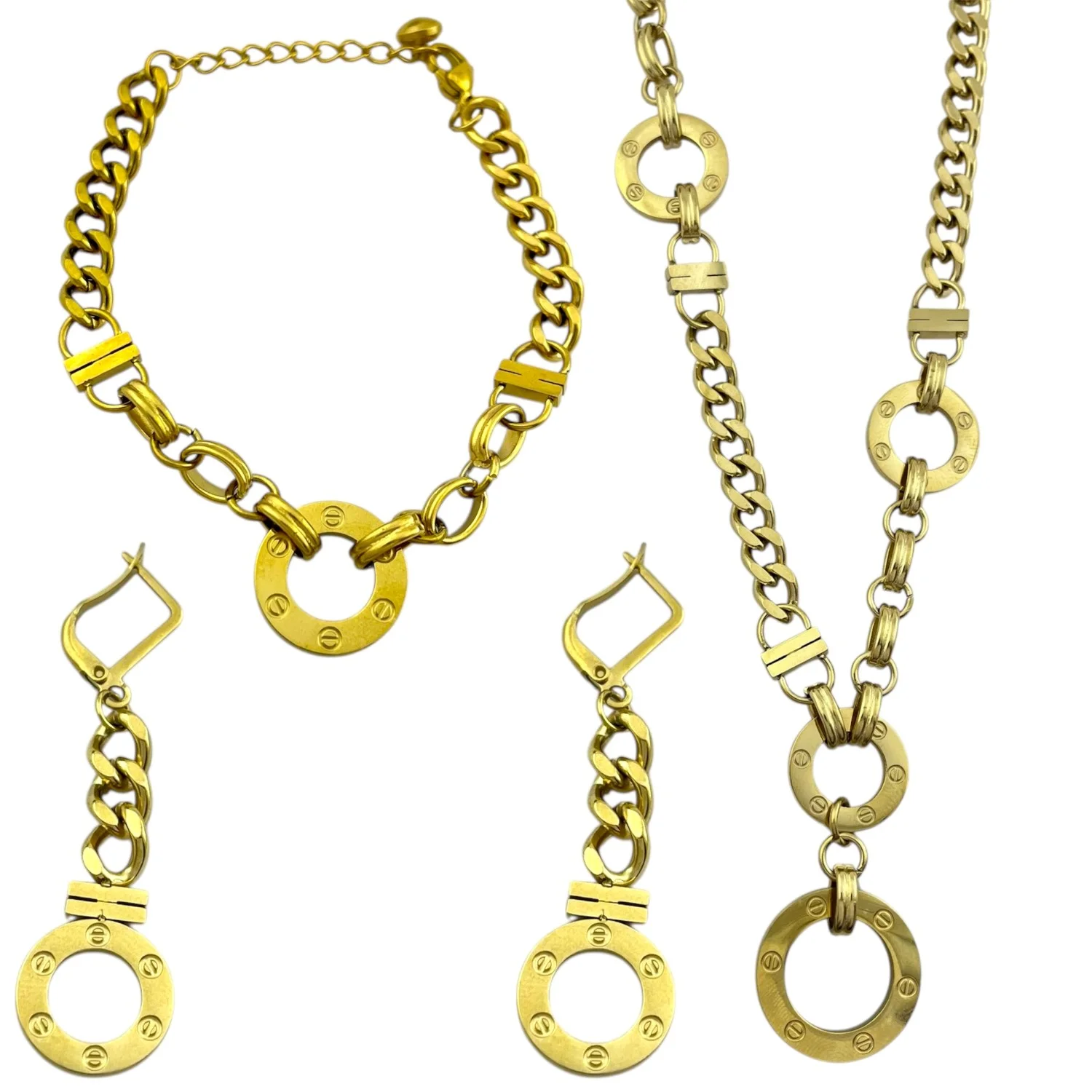 سرویس زنانه کارتیه، شیک و بادوام، مدل زنجیری